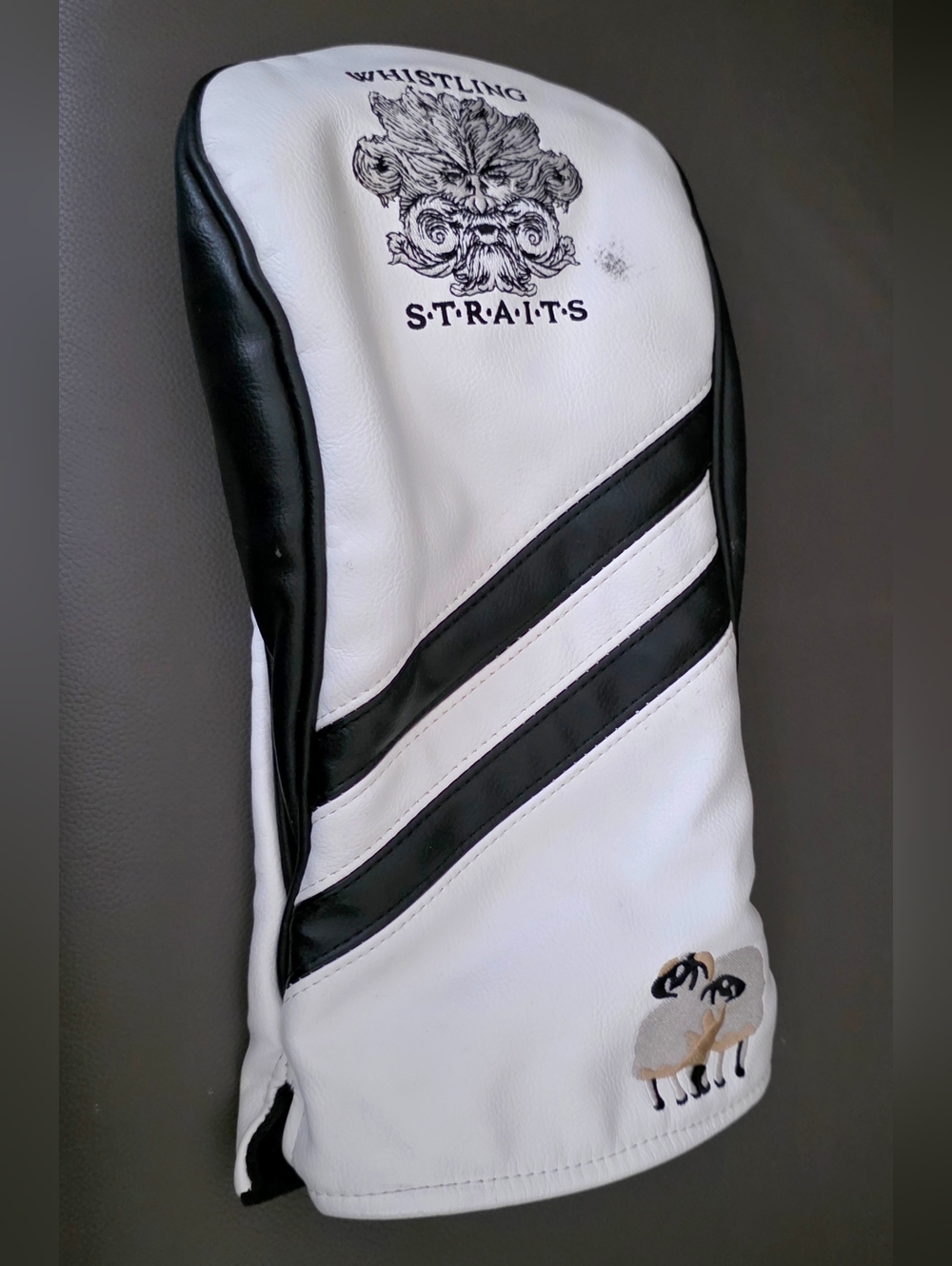 Prg Golf Fairway Wood Headcover Black And White Whistling Straits Embroidered